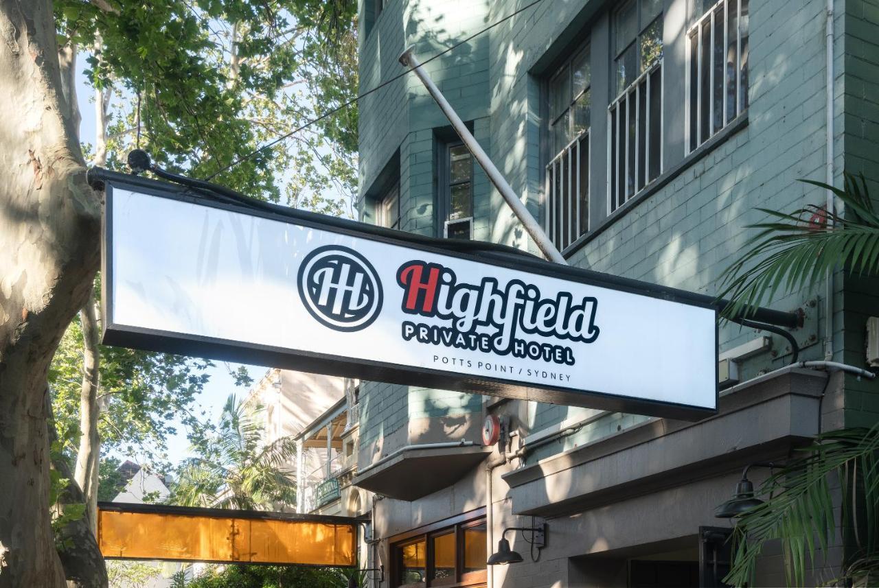 Highfield Private Hotel Sydney Exteriör bild